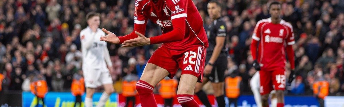 九游体育-利物浦首秀赛季五项赛事有进球，埃基蒂克成队史第二人